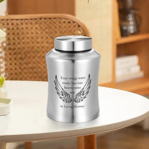 SOITIS Urns for Ashes Decorative Urns for Adult Human Ashes Large Stainless Steel Cremation Urns for Human Keepsake Up to 220 lbs - Image 5