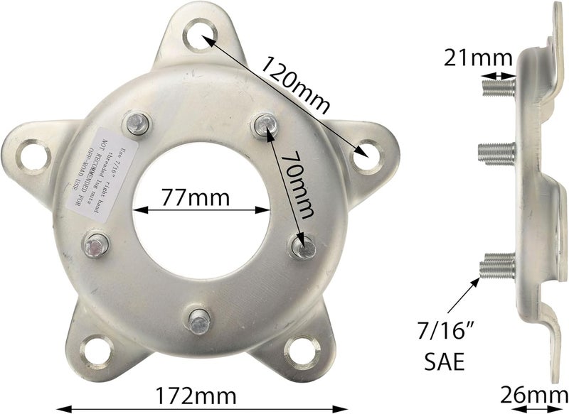 EMPI محولات عجلات EMPI لجنط شيفروليه إلى طبل VW - 5 على 4-3/4" إلى 5 على 205 مم - Image 4