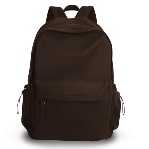 Glowic Laptop Backpack, 2 compartments, bottle holder, organizer, school bag for boys and girls, college bag for women and men, office bag, travel bag (Brown) - Image 1