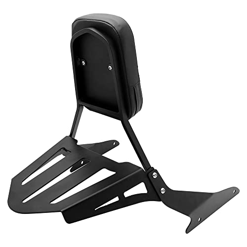 FENGREN Passenger Backrest Sissy Bar With Luggage Rack Backrest Pad Fit For 2006-2014 SUZUKI BOULEVARD M109R 2007-2009 M109RZ L 2008-2009 M109R2 2011-2012 M109R L Edition 2015-2023 M109R Boss (Black) - Image 4