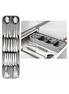 Generic Kitchen Spoon and Fork Organizer - Spoon Drawer Organizer  - Image 1