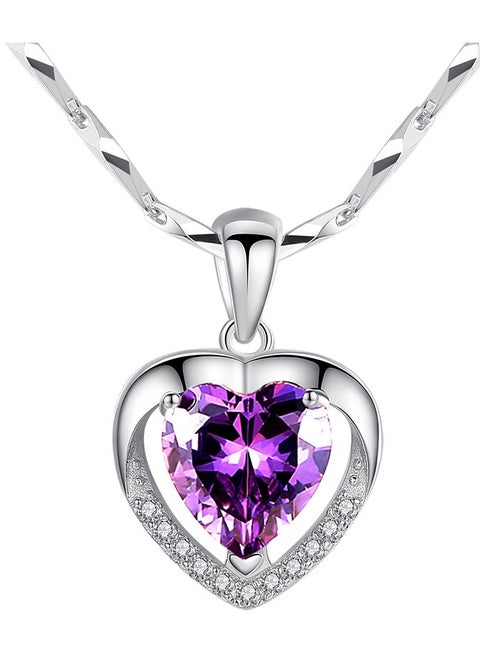 قلادة من الفضة الإسترلينية عيار 925 مطلية بالذهب الوردي عيار 18 قيراطًا ومزينة بكريستال سواروفسكي إيليمنتس للنساء، هدية من مجوهرات جيه روزيه العصرية JR-1018