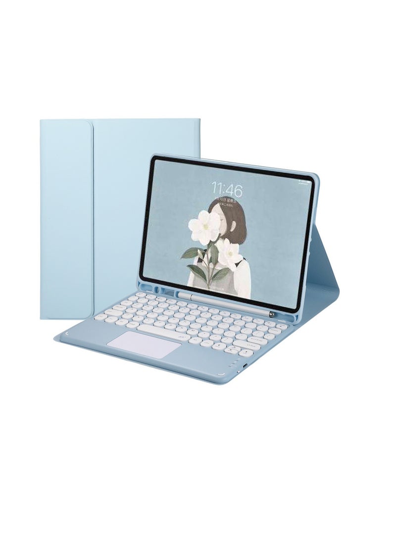 general Protective case for Redmi pad2 2025 tablet touch bluetooth keyboard - Leather case with pen slot, backlight and auto sleep-wake function - Image 1