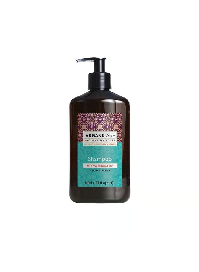 Arganicare Argan & Shea Butter Shampoo for Dry & Damaged Hair 400ml - Image 1