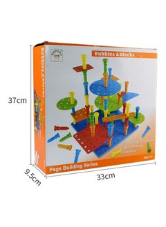 NIBEMINENT 103-Piece Pegs Building Set 3+ Years  - Image 4