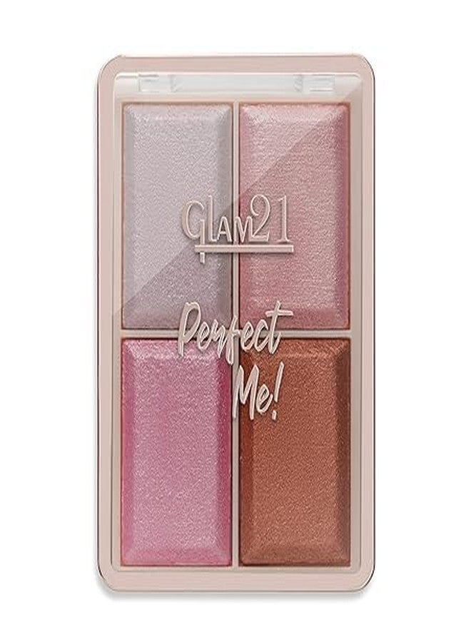 Highlighter Palette Blusher | Ultimate Shimmer Formulations | Highly Pigmented Powder | Easy to Blend Formula | Soft Glow Shades for Face Cheeks and Makeup Looks - Image 1