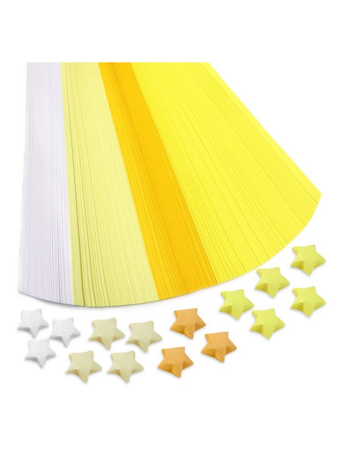 BangBoom 540 Sheets Of Star Origami Paper, 4 Colors Of Lucky Star Paper Strips, Double Sided Origami Star Paper Strips, Lucky Star Decoration Folding Paper For Art, Craft, Diy (Cn.Bpus20220906009)  - Image 1