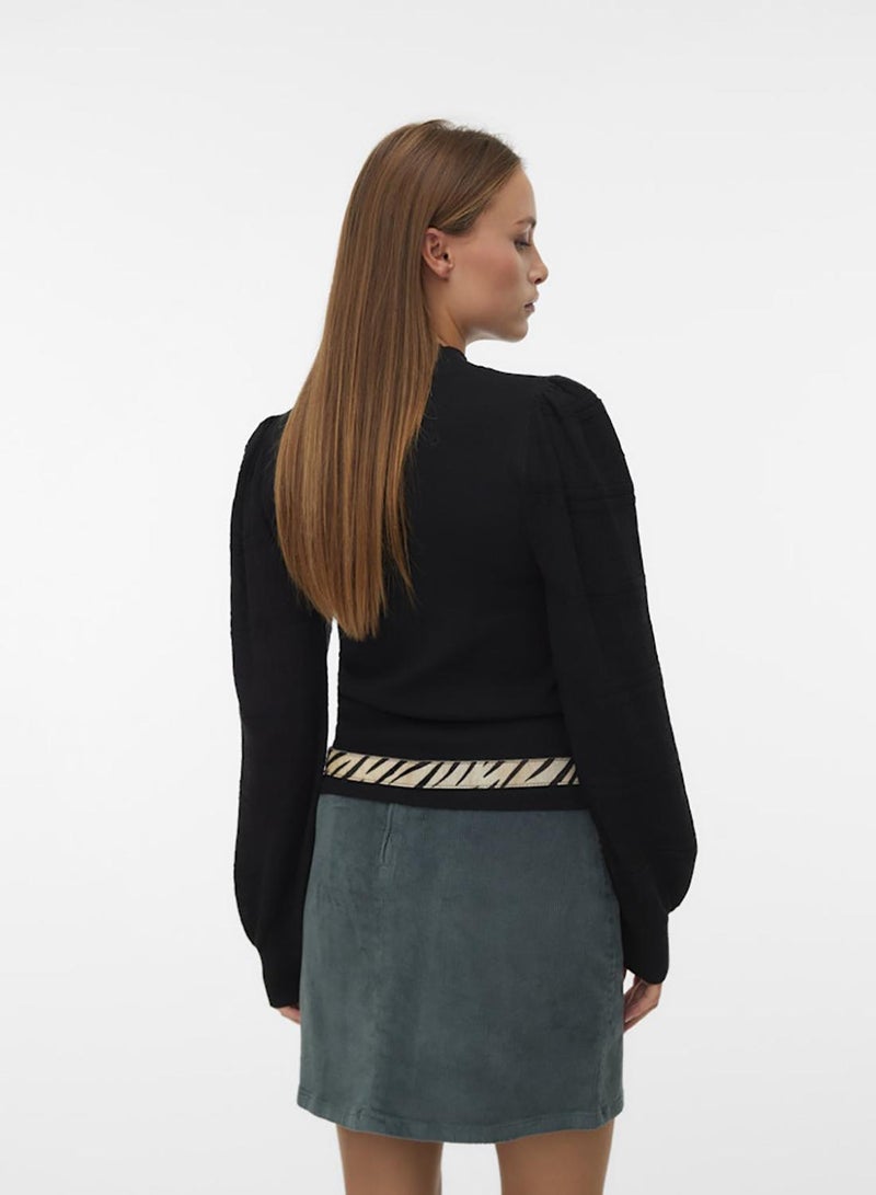 VERO MODA Vmnewlimone Ls Highneck Pullover Boo - Image 5