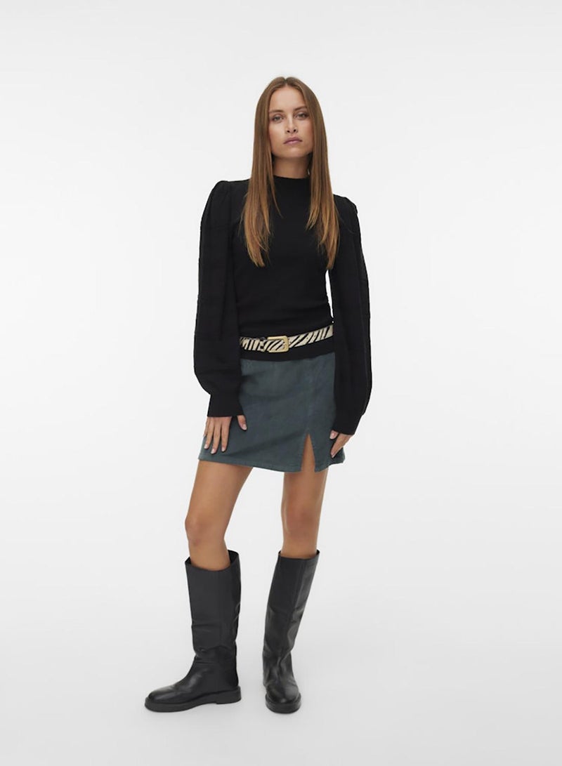 VERO MODA Vmnewlimone Ls Highneck Pullover Boo - Image 2