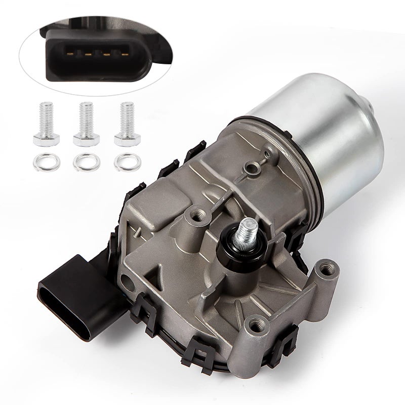EVniko Windshield Wiper Motor Compatible with Volkswagen Jetta 2011 to 2018 Replace Front Wiper Motor 6R1955119A 5C6955113A 5C6955121A 5C7955113A 5C7955113D