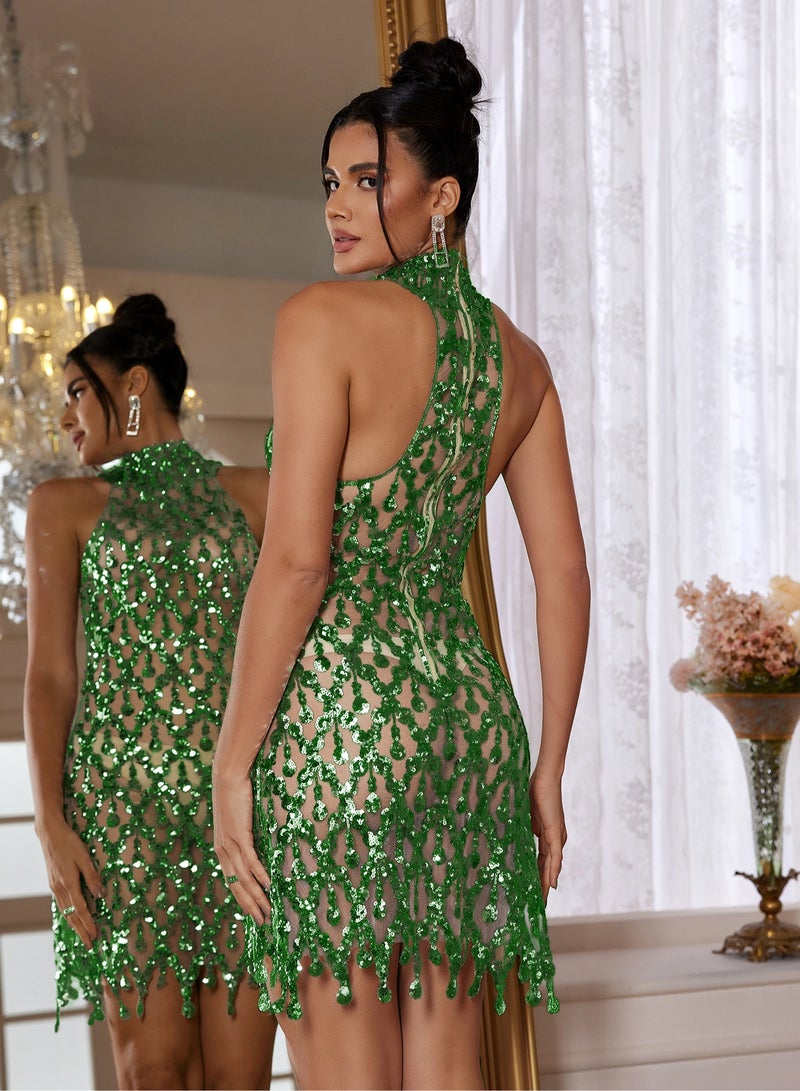Madam Uniq Embellished Mini Dress - Image 2