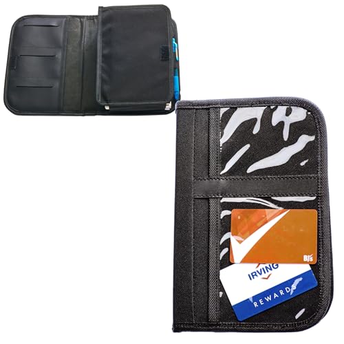 High Road Glove Box Organizer and Car Manual Holder with Easy to See Clear Front Pockets for Registration and Insurance Documents - Image 1