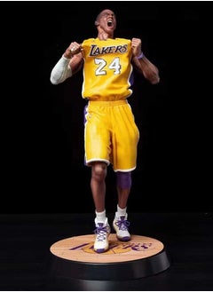 نموذج مجسم 1/6 من لعبة NBA، ليكرز، كوبي برايانت، صرخة الانتصار، مجموعة مجسمات الأعمال الفنية، حوالي 34 سم