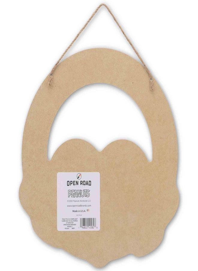 Open Road Brands Peanuts Snoopy I Love Valentine’s Day Hanging Wood Wall Decor - Cute Snoopy Sign for Home Decorating - Image 3