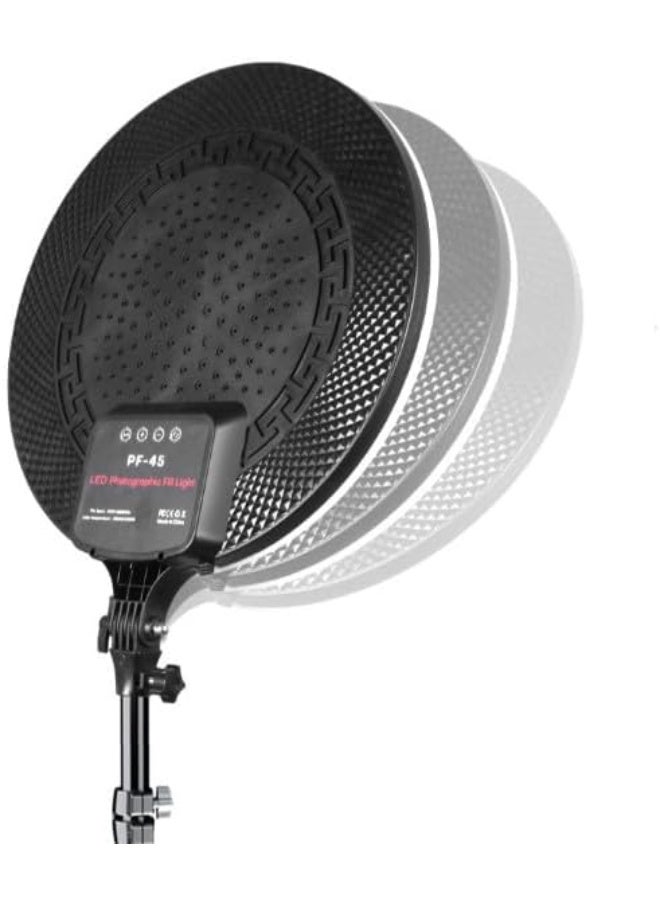 PF-33 LED Round Fill Light Remote-Controlled Touch Assist Lighting for Photography and Live Streaming - Image 2