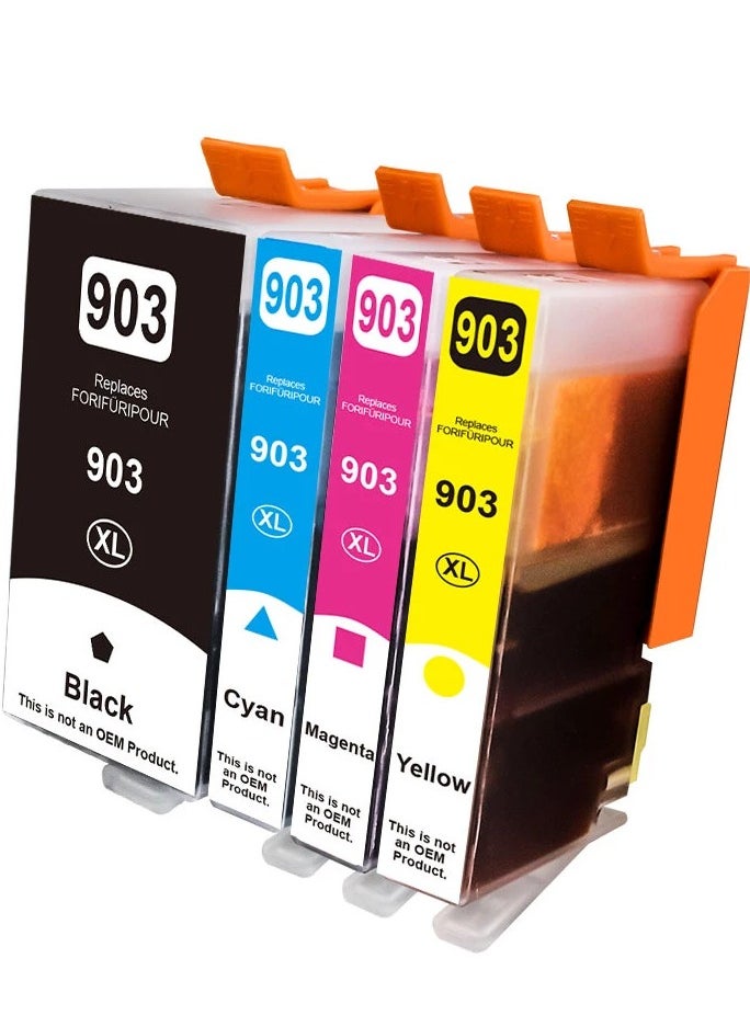 NEXUVA 903/903XL Compatible Ink Cartridge Replacement For HP OfficeJet 6900 6950 OfficeJet Pro 6950 6960 6968 6970 6975 6978 6868 6860 (Black, Cyan, Magenta, Yellow)  - Image 2