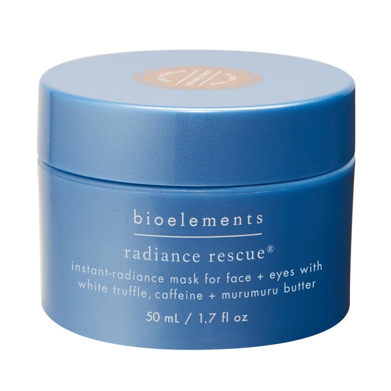 Bioelements Radiance Rescue 17 fl oz Face Under Eye Mask for Instant Radiance All Skin Types Vegan Gluten Free Never Tested on Animals