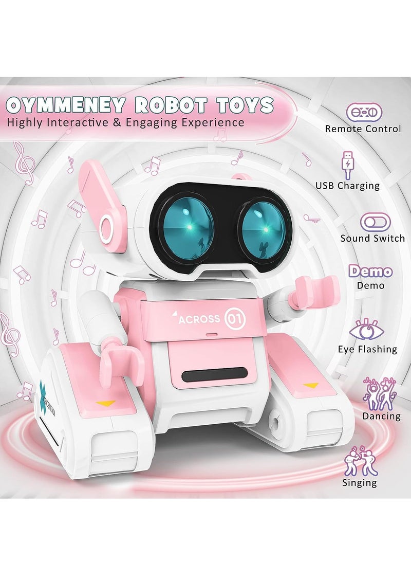 Remote Control Toy Robots RC Robots for Kids with LED Eyes Flexible Head  Arms  Dance Moves and Music Birthday for Kids Age 3 4 5 6 7 8 9 - Image 4