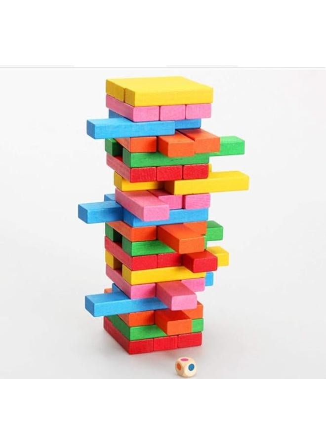 Wooden Tower Building Blocks - Image 1