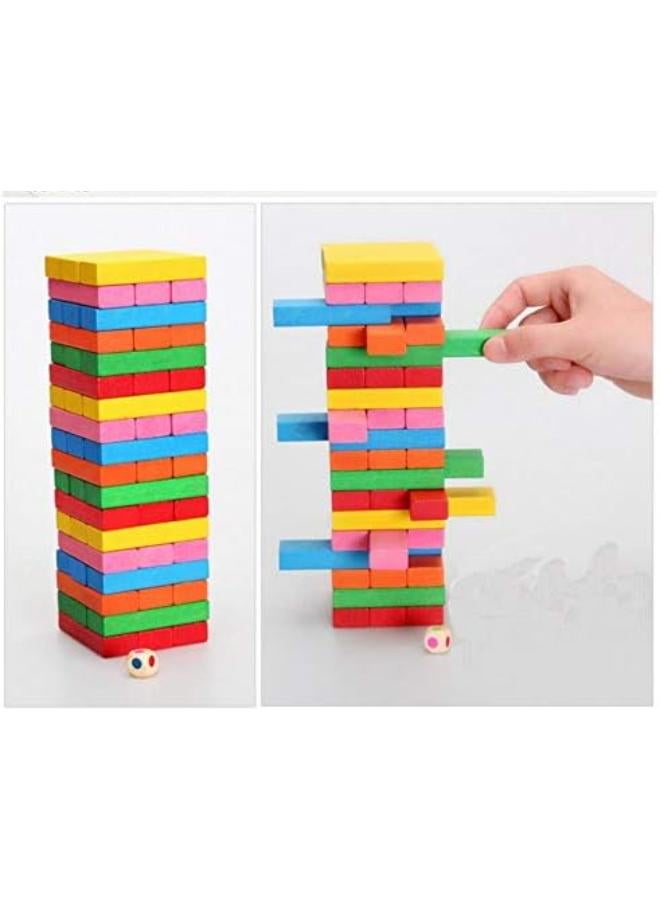 Wooden Tower Building Blocks - Image 2