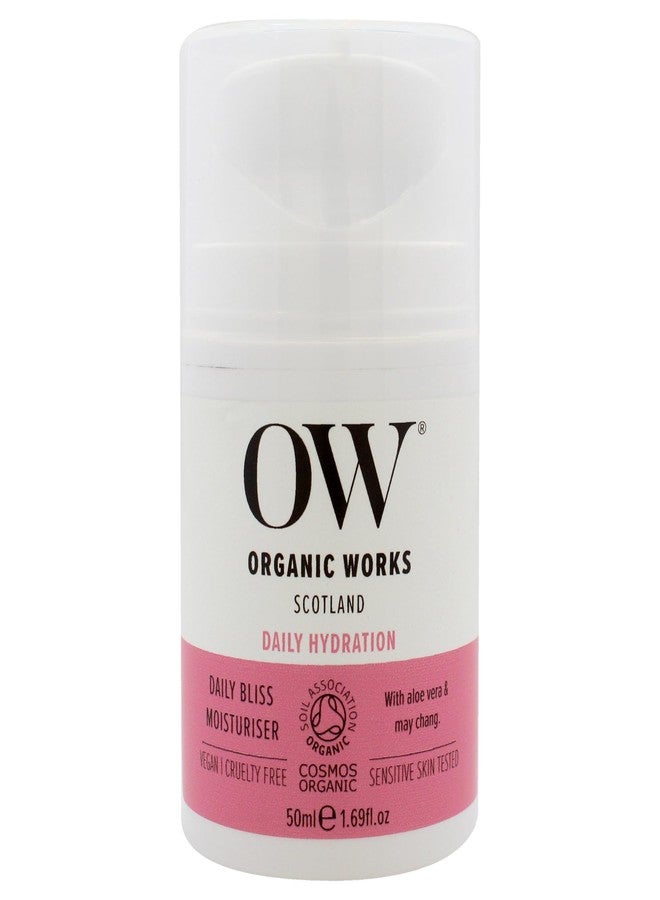 OW Organic Works Daily Hydration Daily Bliss Moisturizer - Hydrating Face Moisturizer with Lavender and Grape Seed Oil - Blemish-Free Skin - 1.69 oz - Image 1