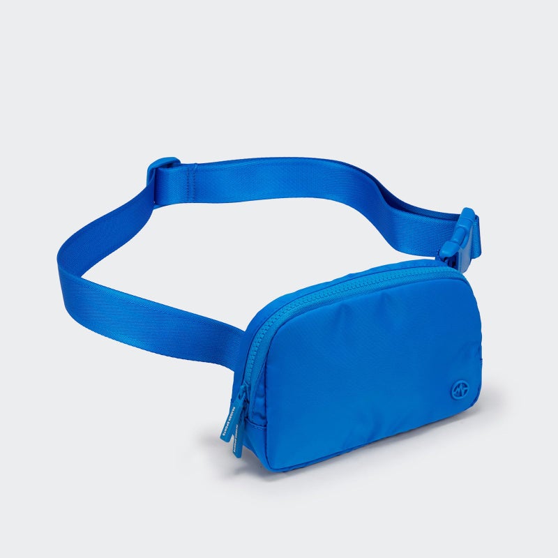 Pander Two Way Zipper Fanny Pack Nylon Everywhere Belt Bag for Women, Water Repellent Waist Packs, Crossbody Bags with Adjustable Strap (Capri Blue) - Image 3