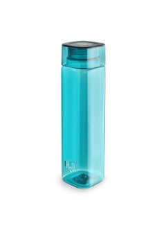 Cello CELLO H2O Squaremate Plastic Water Bottle | Lid is sealed by a silicone ring | Leak proof & break-proof |Best Usage for Office/School/College/Gym/Picnic/Home/Fridge | 1 Liter | Assorted, Set of 5  - Image 2