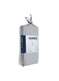 Cannon 2-Piece Stone Washed Premium Cotton Pillow Case Set Dark Grey 3 x 15 x 23 cm CN PCQ2PCSW-DGRD  - Image 3