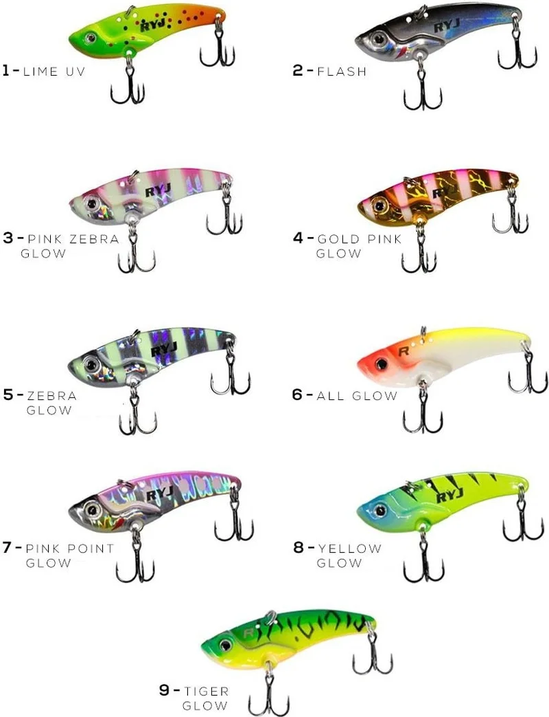 Ryuji Mirror Vib 4 gr / 3.5 cm Metal Vibration Jig Bait