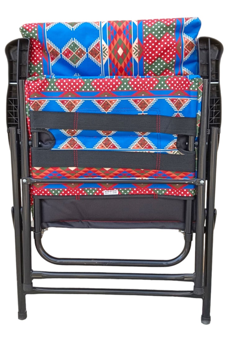 GO2CAMPS Folding Camping Chair with Cusion Premium Quality | Beach Chair | Garden Chair | Fishing Chair | Travel Chair | Picnic Chair  - Image 5