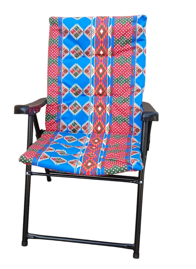 GO2CAMPS Folding Camping Chair with Cusion Premium Quality | Beach Chair | Garden Chair | Fishing Chair | Travel Chair | Picnic Chair  - Image 2