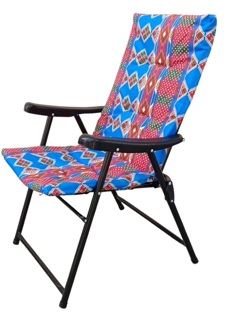 GO2CAMPS Folding Camping Chair with Cusion Premium Quality | Beach Chair | Garden Chair | Fishing Chair | Travel Chair | Picnic Chair  - Image 3