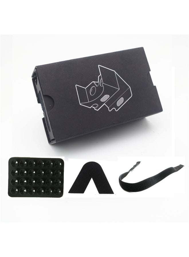 Vr Glasses Cardboard Google Carton Vr Virtual Reality 3d Glasses Helmet Vr Wholesale-Color:Pink Full Set Of Accessories  - Image 3