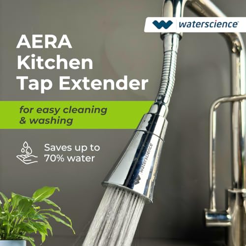 WaterScience Tap Extension for Kitchen Sink | 2 Flow Modes | Flexible Faucet Extender for Taps | Aerators for Water Tap | Upto 70% Water Saving - Flexi Cone - Image 2