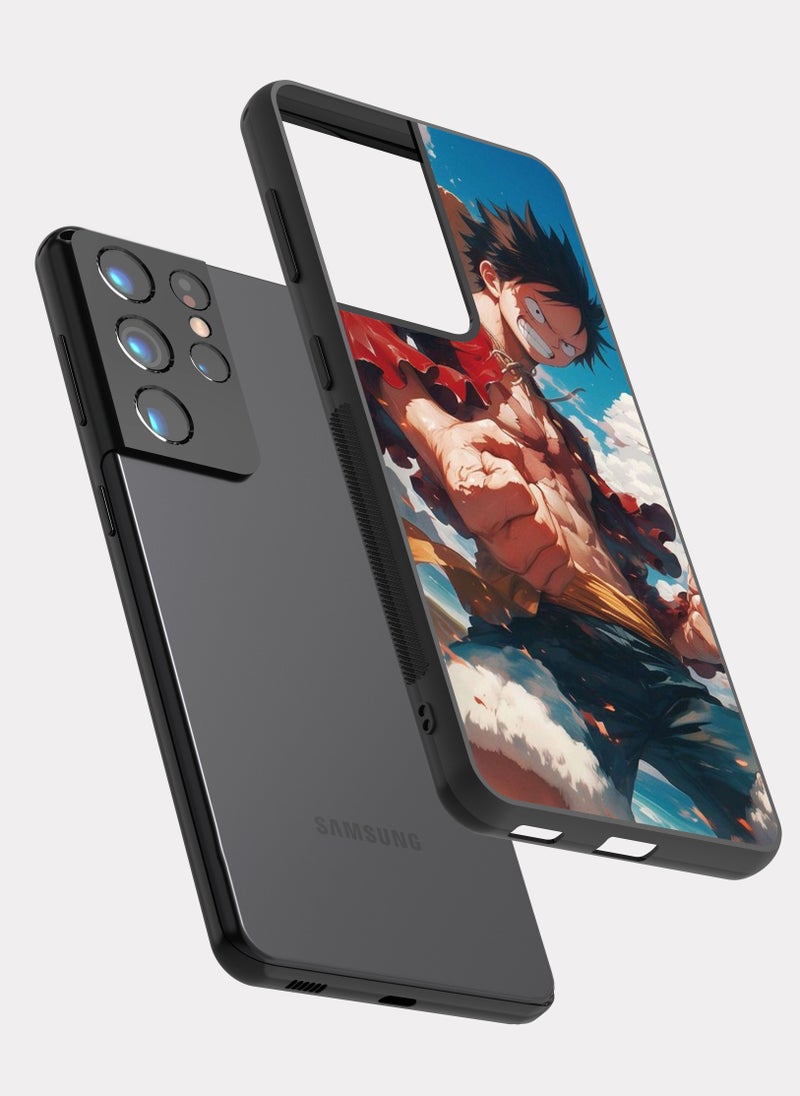 بكسلات كفر سامسونج جالكسي اس 21 الترا ون بيس مونكي دي لوفي متعدد الالوان - Image 2