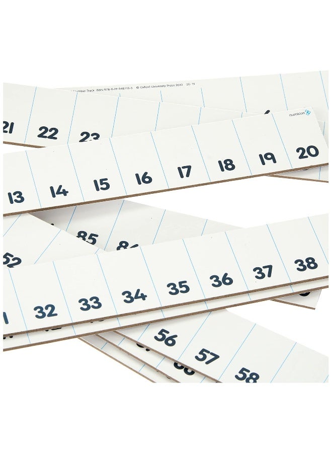 OXFORD UNIVERSITY PRESS Numicon: Card 1-100 Number Track - Image 3