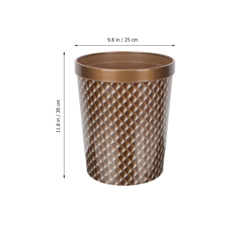 Medium Size Plastic Trash Bin With Press Ring For Office Kitchen Bathroom And Hotel - Image 3