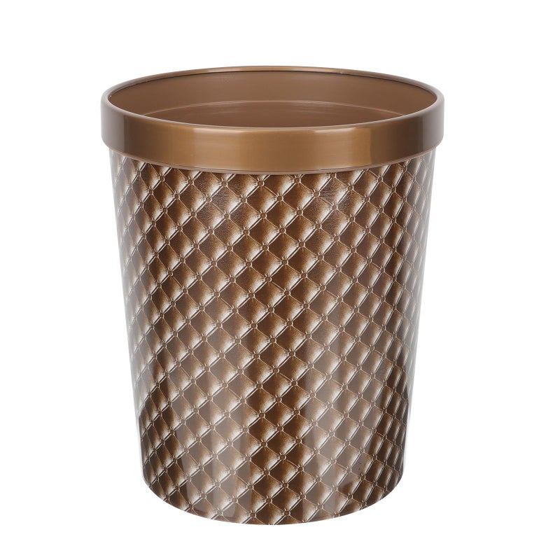 Medium Size Plastic Trash Bin With Press Ring For Office Kitchen Bathroom And Hotel - Image 2