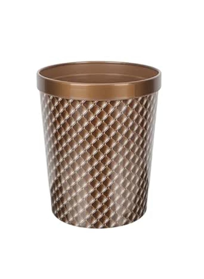Medium Size Plastic Trash Bin With Press Ring For Office Kitchen Bathroom And Hotel - Image 1
