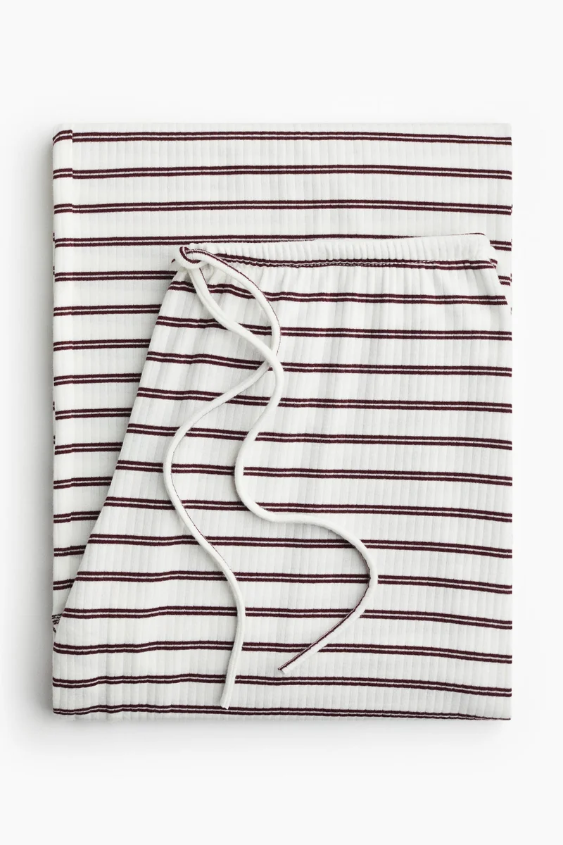 H&M Wide jersey trousers