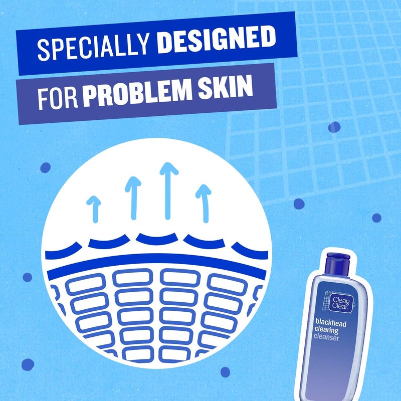 Clean & Clear Face Cleanser, Blackhead Clearing, 200ml - Image 4