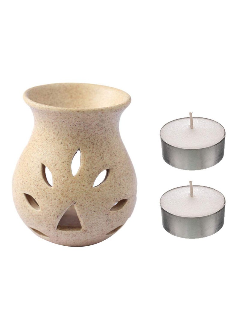 Aatiutik Cocodoes Ceramic TLight Aroma Diffuser with 2TLight Free 