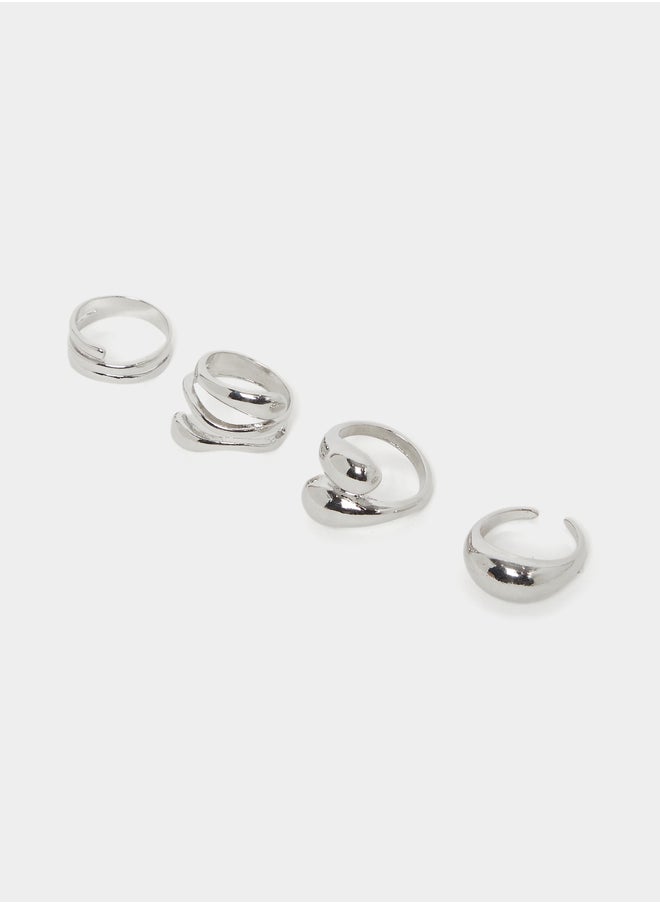 Styli Set of 4 - Silver Plated Ring  - Image 2