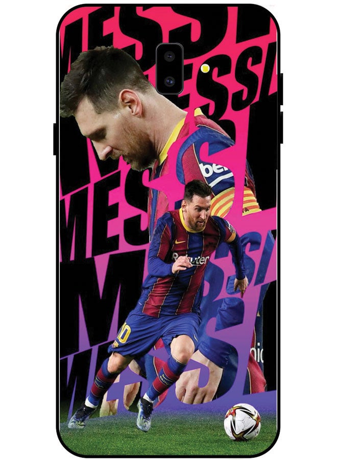 EYE CATCH Protective Case Cover For Samsung Galaxy J6 Plus Smart Series Printed Protective Case Cover for Samsung Galaxy J6 Plus Messi - Image 1
