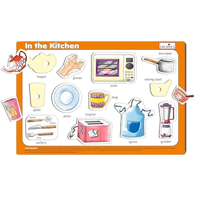 CREATIVE EDUCATIONAL AIDS P. LTD. PLAY ‘N’ LEARN 2 IN 1-IN THE KITCHEN & IN THE BEDROOM - Image 3