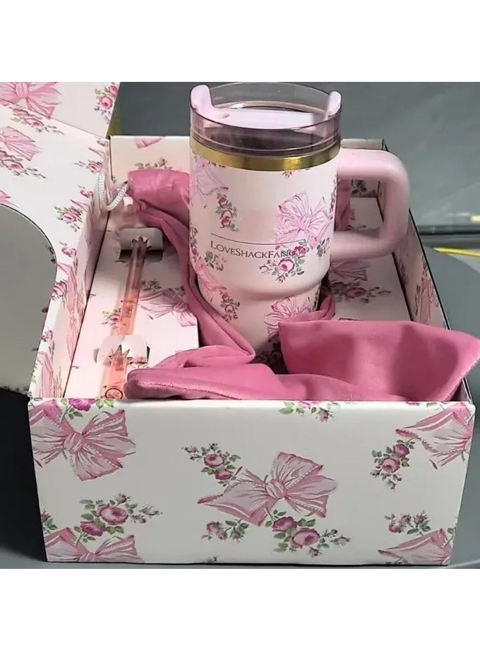 ستانلي كوب Quencher H2.0 Flow State المصنوع من الفولاذ المقاوم للصدأ والمعزول بالتفريغ مع غطاء وقشة للماء والشاي المثلج أو القهوة والعصائر وغيرها، سعة 20 أونصة - Image 2