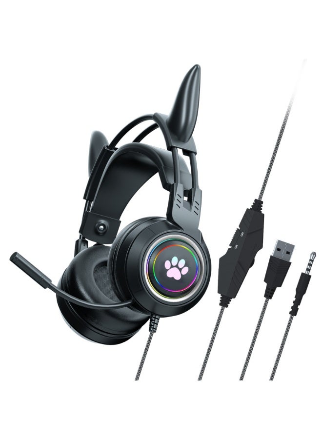 Nariele New E-Sports Gaming Headset With Wired Headphones