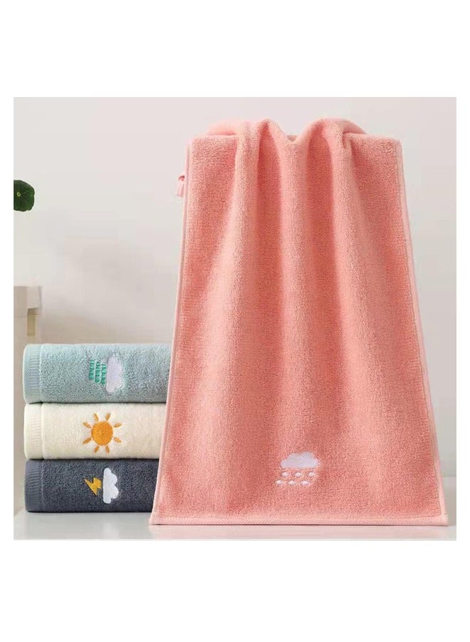 4 أكياس من مناشف اليد القطنية، لينة للغاية وممتصة للاستحمام، اليدين، الوجه، الجيم وسبا، سيزي 74*34 سم - Image 4