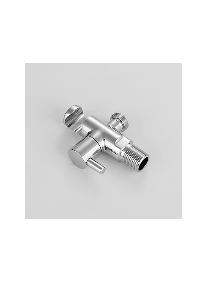 The Bros M22015R Concealed Handheld Bidet Sprayer Kit, Muslim Bidet Spray with Shattaf Sprayer, Shower Hose, Single Cold Water Only, Chrome, Silver - Image 4