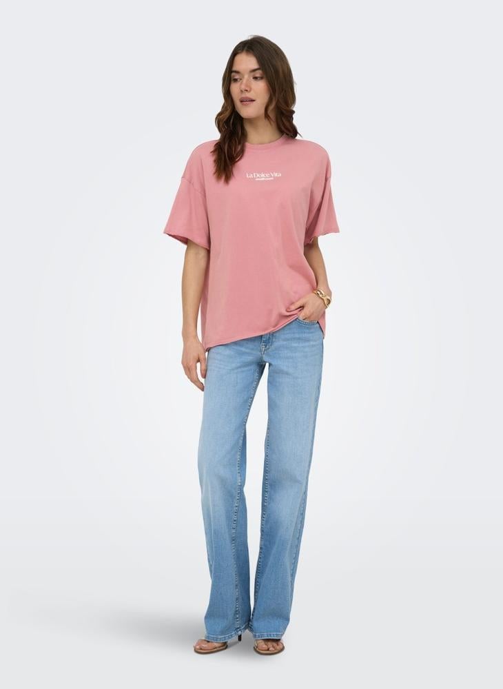 ONLY Oversized Short-Sleeve Box Top - Image 5